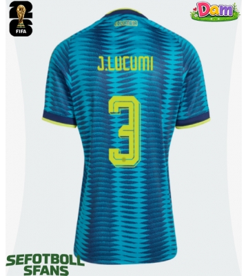 Colombia Jhon Lucumi #3 Bortatröja Kvinnor VM 2026 Kortärmad